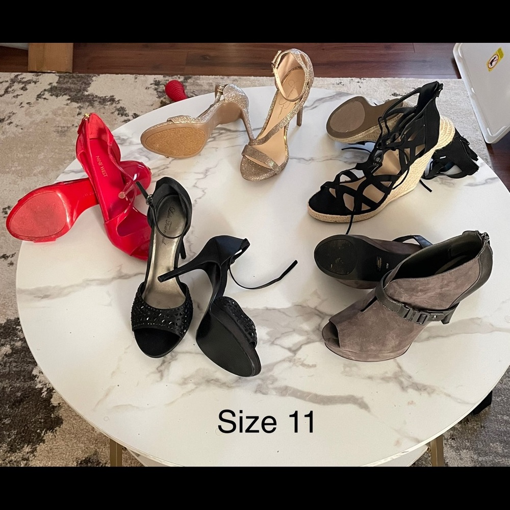 Lot of Size 11 heels